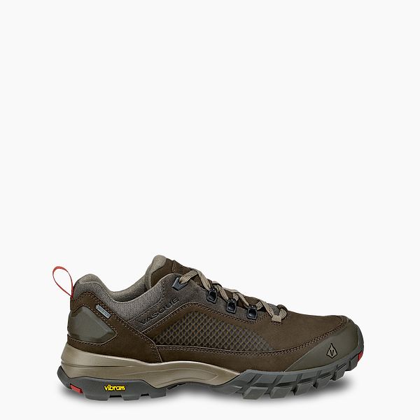 Latest Vasque Men's Talus Xt Low Gtx Waterproof Hiking Shoes In Brown/Red